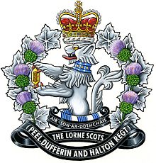 Значок кепки Lorne Scots по состоянию на 2016 год. Jpg