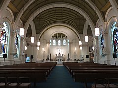 Interior of the Cathedral of Our Lady of Lourdes