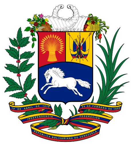 Soubor:Coat of arms of Venezuela.svg