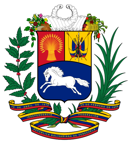 Ficheiro:Coat of arms of Venezuela.svg