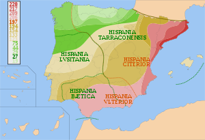 Хронология на римските завоевания в Испания