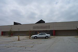 An old Target store located on Old National Hi...