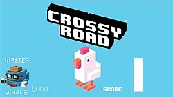 Loga Hipster Whale a Crossy Road