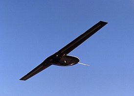 RQ-3 в испытательном полёте