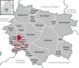 Kaart van Dormettingen