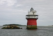 Duxbury Pier light house in Plymouth harbor.jpg