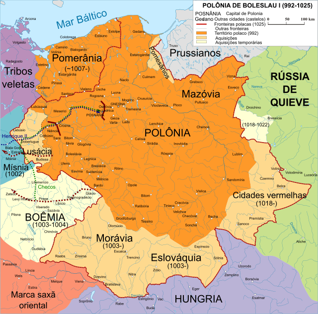 Localização de Polónia