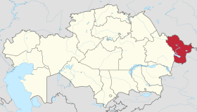 Localisation de Kazakhstan-Oriental