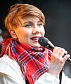 Ella Marie Hætta Isaksen, vinnar av Áillohaš musikkpris i 2024. Foto: Tore Sætre