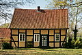 Fachwerkhaus von 1784 gegenüber der St. Lauentiuskirche in Schwarmstedt