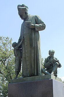 Father Drumgoole Statue - Mount Loretto - Staten Island - August 2015 - 04 - Detail.JPG