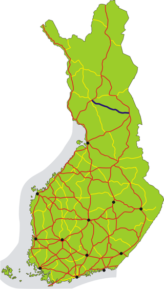 Kantatie 81 on merkitty karttaan sinisellä.