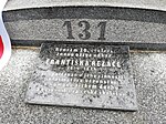 Deska na hrobě na Olšanských hřbitovech v Praze