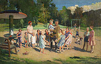 Kirov amongst children (1930s)