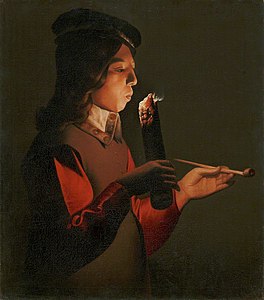 Le Souffleur à la pipe, 1646 – Tokyo Fuji Art Museum.