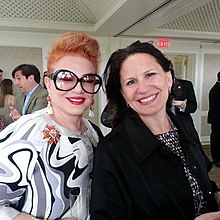 Georgette Mosbacher and Lauren Young in 2013.jpg