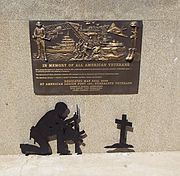 Memorial dedicated to all Veteran's located in the Avenida del Yaqui.