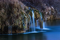 Cascata nel lago Ruidera