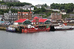 Hafen von Oban am 5. Juli 2017