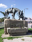 This memorial, designed by Joseph Whitehead and cast in bronze by Thames Dillon Works in Surrey, was unveiled on 11 February 1905 by the Mayor of Port Elizabeth, Mr Alexander Fettes. The monument commemorates the horses that suffered and died during the A Type of site: Memorial.