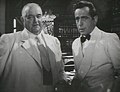 Humphrey Bogart eta Sydney Greenstreet 1942ko Casablanca filman.