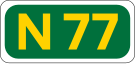 N77 road shield}}