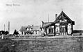 Slik så stasjonen ut i 1910. Foto: Larsen-Normann / Domkirkeoddens fotoarkiv