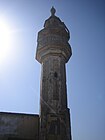 Minaret endommagé de la mosquée Hushaniya (1974)