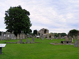 Ruinen von Kinloss Abbey