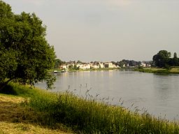 Utsikt mot Laubegast från Elbe