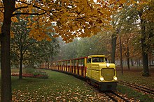 Locomotive D4 of Prater Liliputbahn Liliputbahn autune.JPG