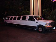 A limousine based on a Ford Excursion