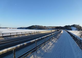 Lullehovsbron, vy mot Lindö