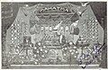 Carte postale publicitaire signée Mahatma le 13 novembre 1937