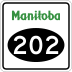 Provincial Road 202 marker