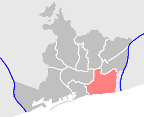 Kart over Sant Martí