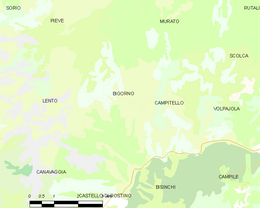 Bigorno - Localizazion