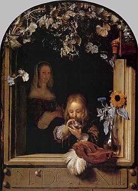 Αγόρι κάνει φούσκες, 1663, Mauritshuis