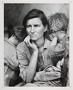 Migrant Mother by Dorothea Lange in 1936