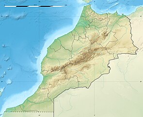 Topografische Karte Marokko