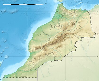 Voir la carte topographique du Maroc