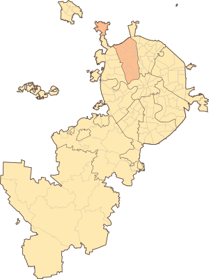 Северный административный округ (САО) на карте