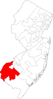 New Jersey Legislative Districts Map (2011) D03 hl.svg