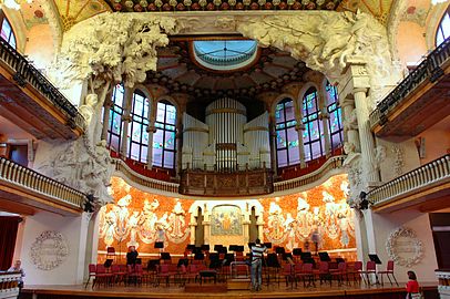 Palacio de la Música Catalana, Patrimonio de la Humanidad por la Unesco desde 1997