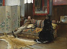 Sulking - Gustave Courtois⁠(d) în atelierul său, 1880