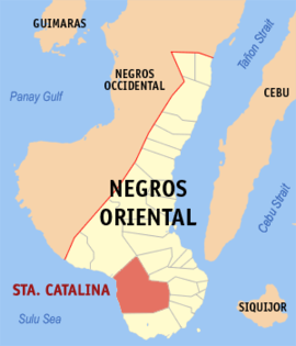 Santa Catalina na Negros Oriental Coordenadas : 9°19'59.02"N, 122°51'56.99"E