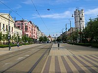 Downtown of Debrecen