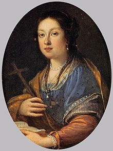 Portrait of Margherita de' Medici, c. 1628, Oil on canvas, 187 x 115 cm, Galleria Palatina (Palazzo Pitti), Florence.jpg