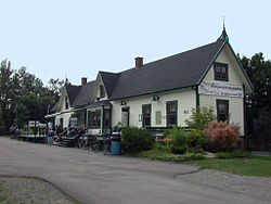 Former train station