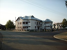 The town hall and cultural home of Frătăuții Vechi